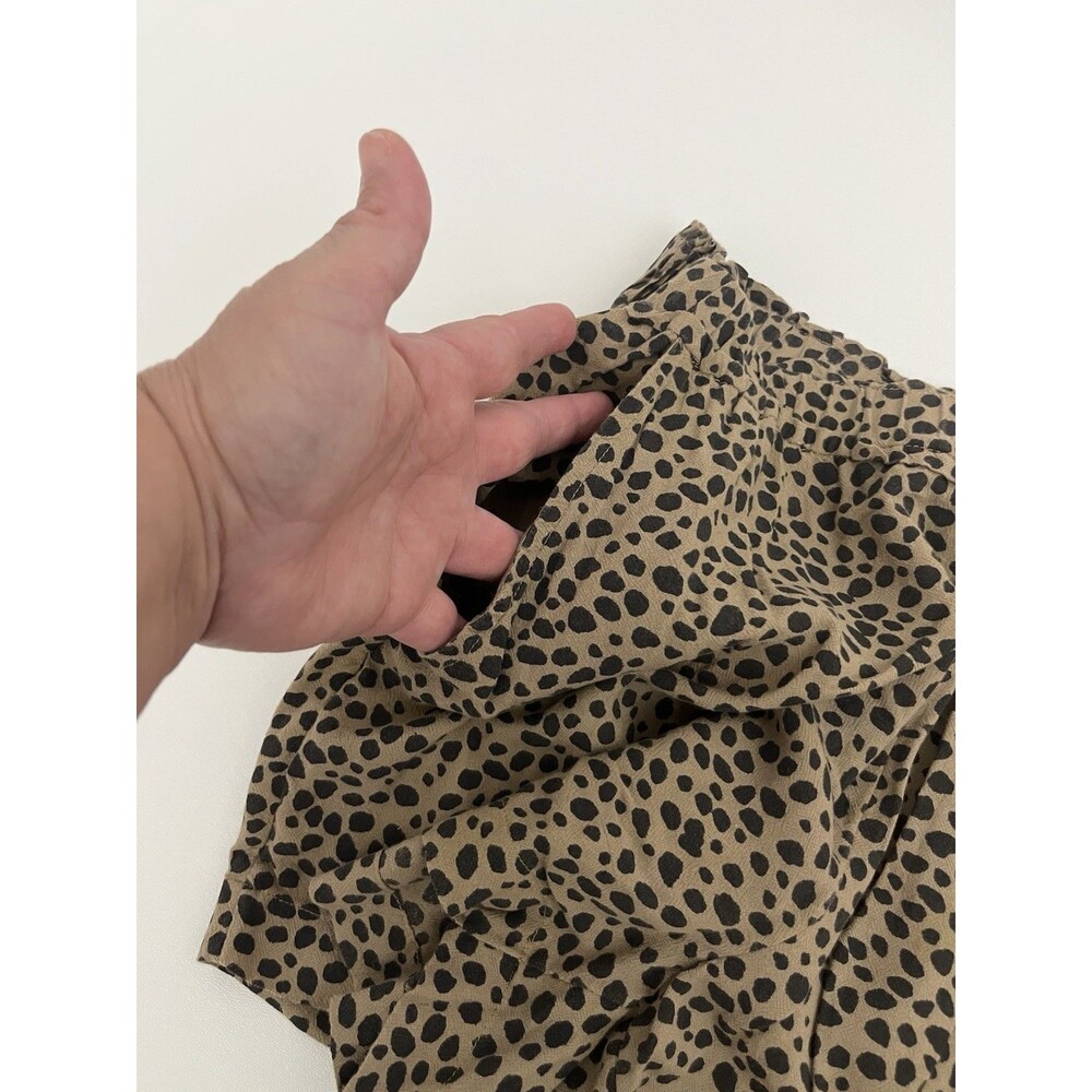 Aerie Women Cheetah Print Pull-on Elastic Waist Shorts Size XS /TP With Pockets - Picture 3 of 10